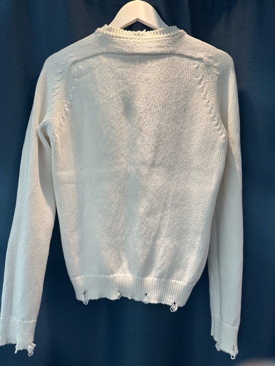 Saint Laurent Other - Saint Laurent Cream Crewneck Knit Sweater